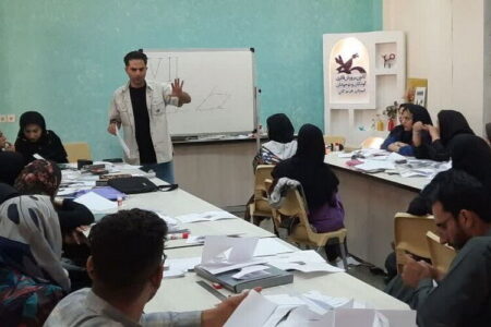 دوره آموزش آشنایی با هنر «پاپ آپ» در کانون هرمزگان برگزار شد