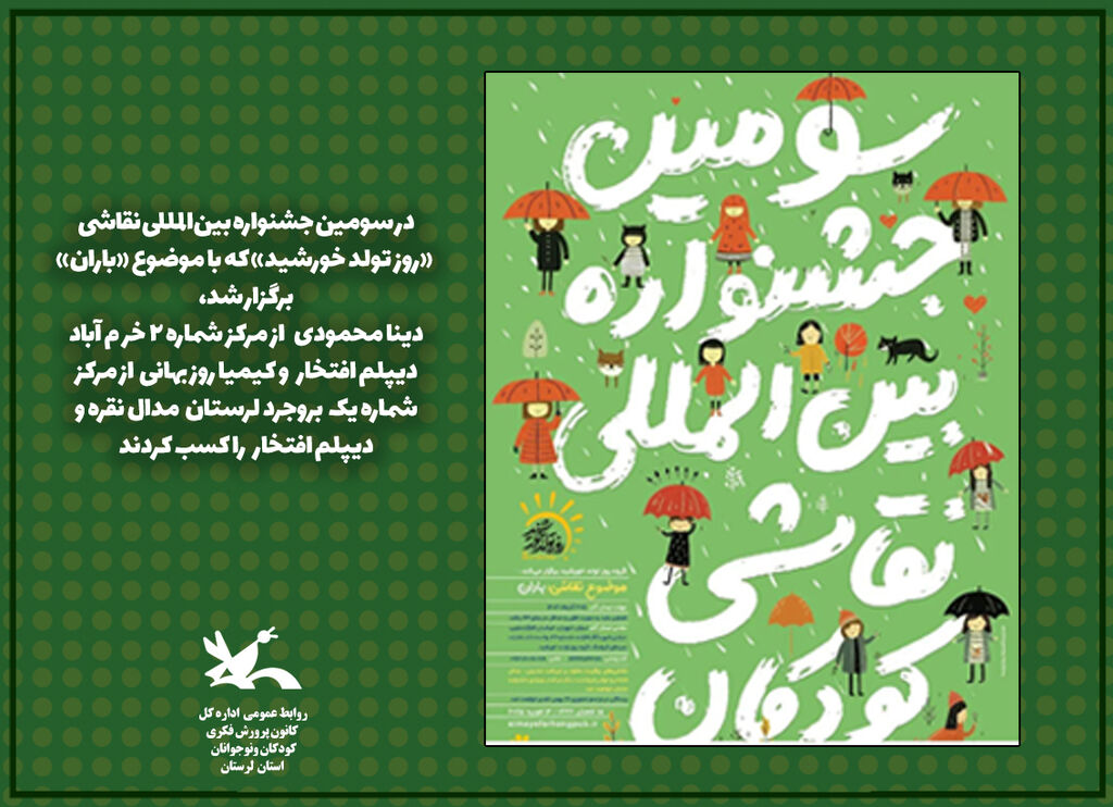 اعضای هنرمند کانون لرستان در جشنواره بینالمللی نقاشی اعضای هنرمند کانون لرستان در جشنواره بینالمللی نقاشی