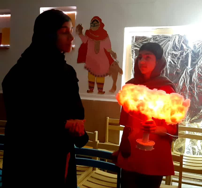 1282318-1 با نقاشی روی سنگ و ساخت آباژور