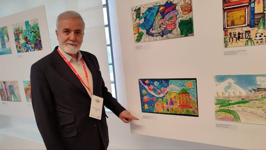 مهرانا جعفری، نماینده ایران در مسابقه بین‌المللی نقاشی اتحادیه شهرهای تاریخی جهان