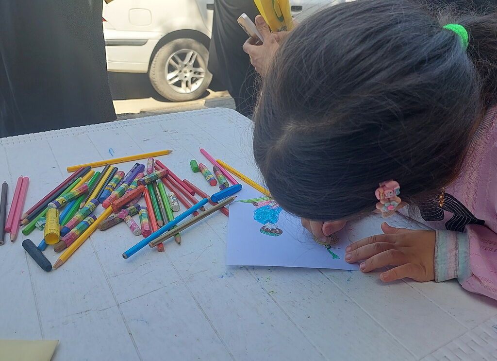 1283458-2 ایستگاهی برای حمایت از مردم مظلوم فلسطین