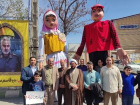 مدیرکل وکارکنان کانون پرورش فکری استان مرکزی در راهپیمایی روز جهانی قدس