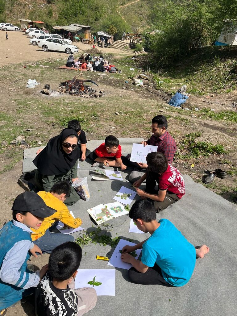 1285875 «زیارت»، میزبان نخستین اردوی کتابخانه سیار روستایی شهرستان گرگان