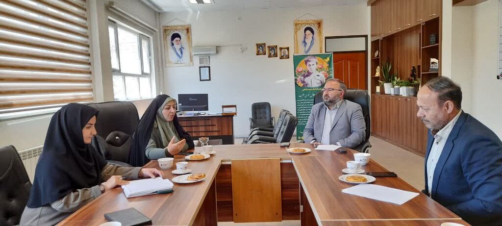 جلسه هماهنگی طرح نماد بین کانون و آموزش و پرورش ناحیه 2 برگزار شد