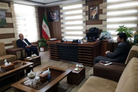 دیدار مدیرکل کانون پرورش فکری کودکان و نوجوانان استان قزوین با فرماندار البرز