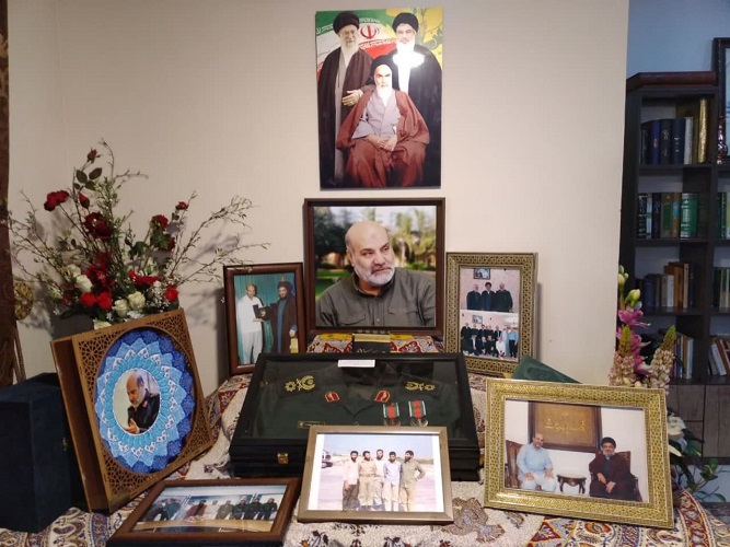 1287622-1 دیدار با خانواده شهید راه قدس سرلشگر پاسدار شهید محمدرضا زاهدی