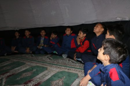 آسمان‌نمای کانون سمنان، ستارگان را به مدرسه محمدالدوره درجزین برد