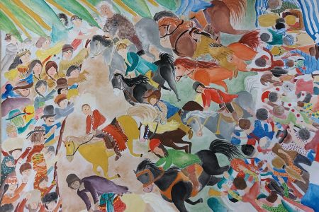 موفقیت نوجوان گلستانی در مسابقه نقاشی بلغارستان