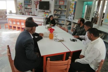 بازدید اعضای  شورا و دهیاری از مرکز فرهنگی جیم‌آباد