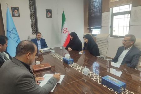 دیدار مدیرکل کانون استان ایلام بارئیس دادگستری استان