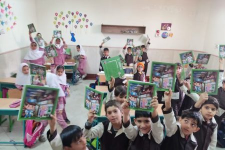 حضور مربی مسئول کانون پرورش فکری در مدارس شهر قورچی‌باشی