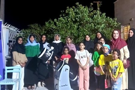 رصد ماه ۷۶ درصدی آسمان باغشهر فین