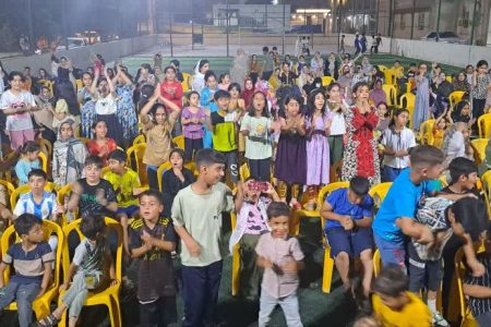  ویژه‌برنامه‌ی «پیک امید» در روستای خونسرخ با حضور ۳۰۰ کودک و نوجوان برگزار شد