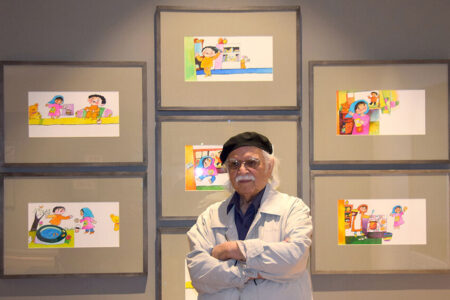 تصویرگری‌های غلامعلی مکتبی این سرزمین را زیباتر کرد