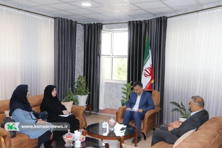 دیدار مدیرکل کانون استان گلستان با فرماندار آق‌قلا