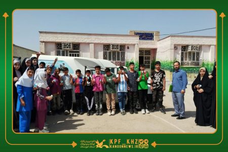 ویژه برنامه «پیک امید» کتابخانه‌های سیار کانون در روستای البصره اهواز