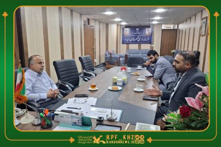 دیدار مدیرکل کانون پرورش فکری خوزستان با فرماندار ایذه