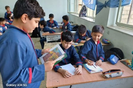 اجرای ایده ادبی کانون یاران مرکز رباط مراد در مدرسه