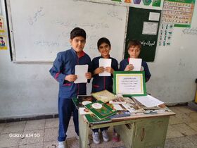اجرای ایده ادبی کانون یاران مرکز رباط مراد در مدرسه