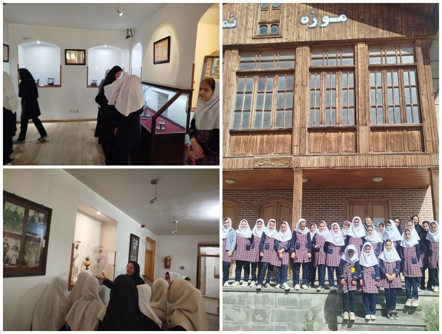 اعضای کانون نمین در بازدید از موزه صارم‌السلطنه با میراث فرهنگی آشنا شدند