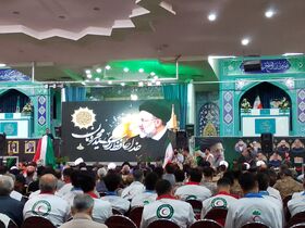 حضور کارکنان کانون پرورش فکری استان مرکزی در یادواره سالگرد شهدای خدمت