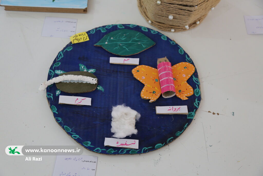 1304984-1 نمایشگاه نقاشی و کاردستی «من و محیط زیست» در بوشهر افتتاح شد