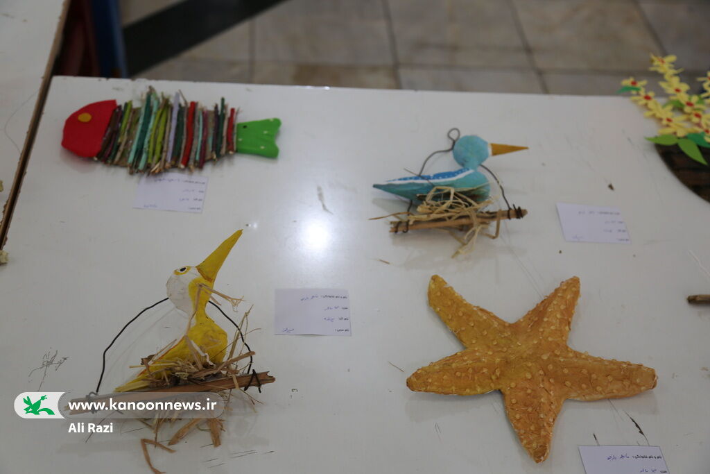 1304998-1 نمایشگاه نقاشی و کاردستی «من و محیط زیست» در بوشهر افتتاح شد