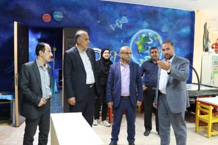 بازدید رئیس گروه بودجه بخش اجتماعی و فرهنگی سازمان مدیریت و برنامه‌ریزی استان از کانون پرورش فکری ساری 