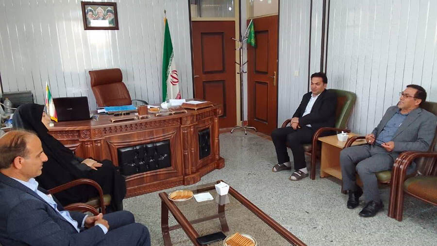 مدیرکل کانون استان اردبیل برای گسترش فعالیت‌های فرهنگی با مسئولان بخش جعفرآباد مغان دیدار کرد