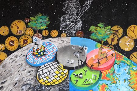 نقاشی‌های ورزشی کودکان و نوجوانان ایرانی برگزیده مسابقه هنری لوئی فرانسوا