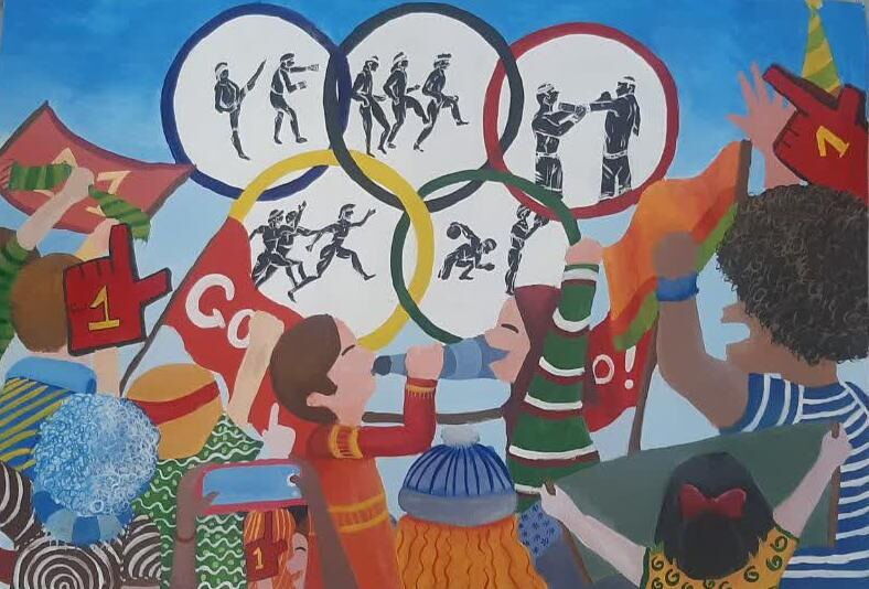 1306750 نقاشیهای ورزشی کودکان و نوجوانان ایرانی برگزیده مسابقه هنری لوئی فرانسوا