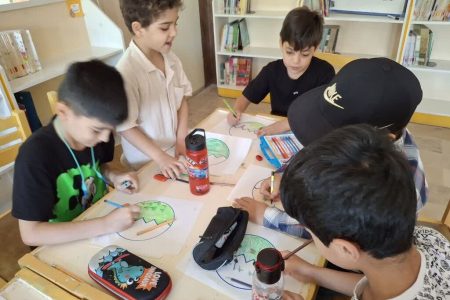 ویژه برنامه بیابان زدایی در کانون پرورش فکری شهر اراک