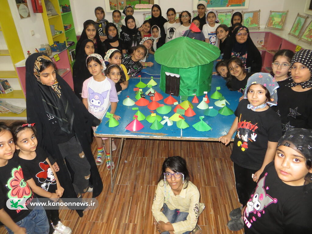 1313159-1 سومین گردهمایی کودکان عاشورایی همزمان با سومین روز از محرم در مراکز کانون استان بوشهر برگزار شد