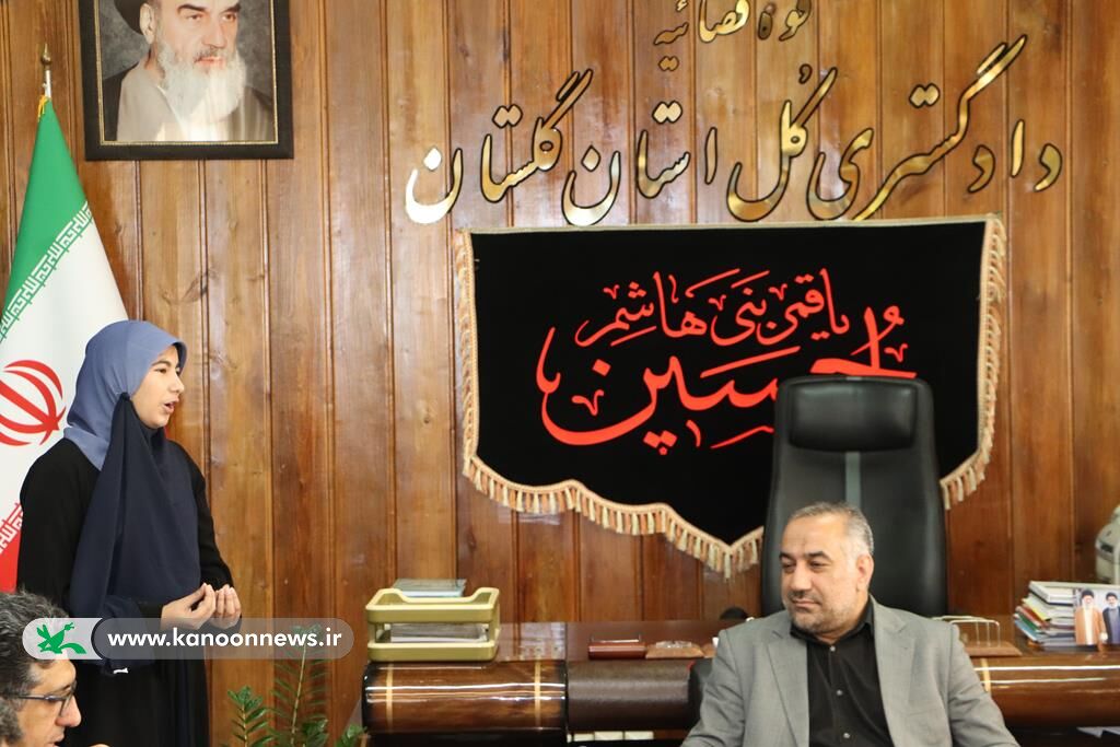 1313574-1 دیدار با رئیس دادگستری گلستان و دادستان مرکز استان به مناسبت هفته قوه قضائیه