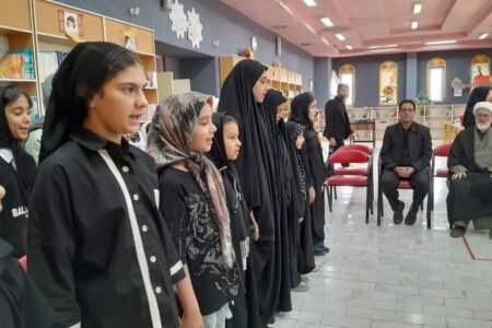 حضور امام جمعه شاهرود در گردهمایی کودکان و نوجوانان عاشورایی مرکز ۲ شاهرود