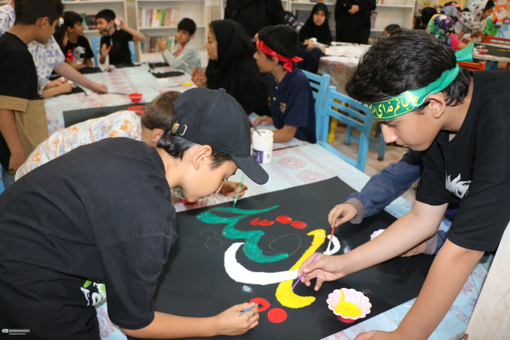 1313966-1 سومین گردهمایی «کودکان عاشورایی» با طعم هنر و حماسه