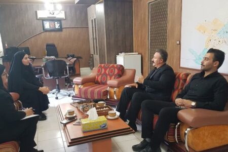 نشست سرپرست کانون کرمانشاه با رئیس اداره گردشگری شهرداری