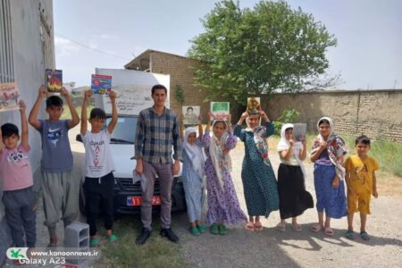 روستای خواجه‌نفس شهرستان گمیشان، میزبان کتابخانه سیار روستایی کانون