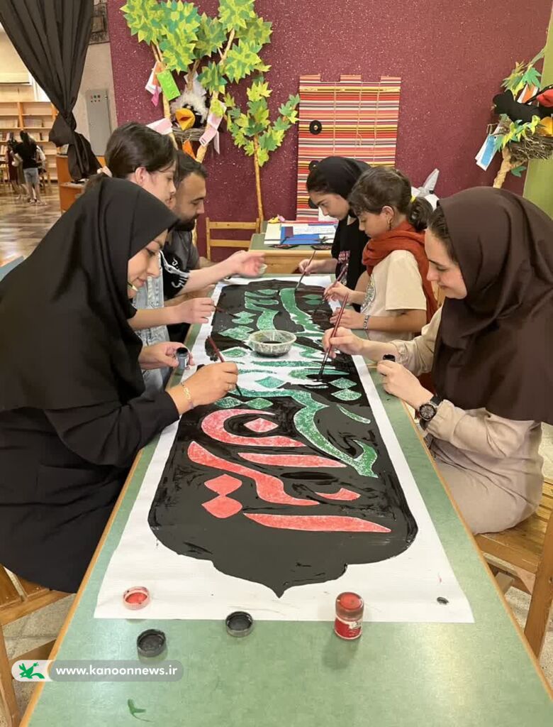 آغاز پرشور کارگاه‌های تابستانی با رنگ و بوی حسینی در کانون گرگان۲