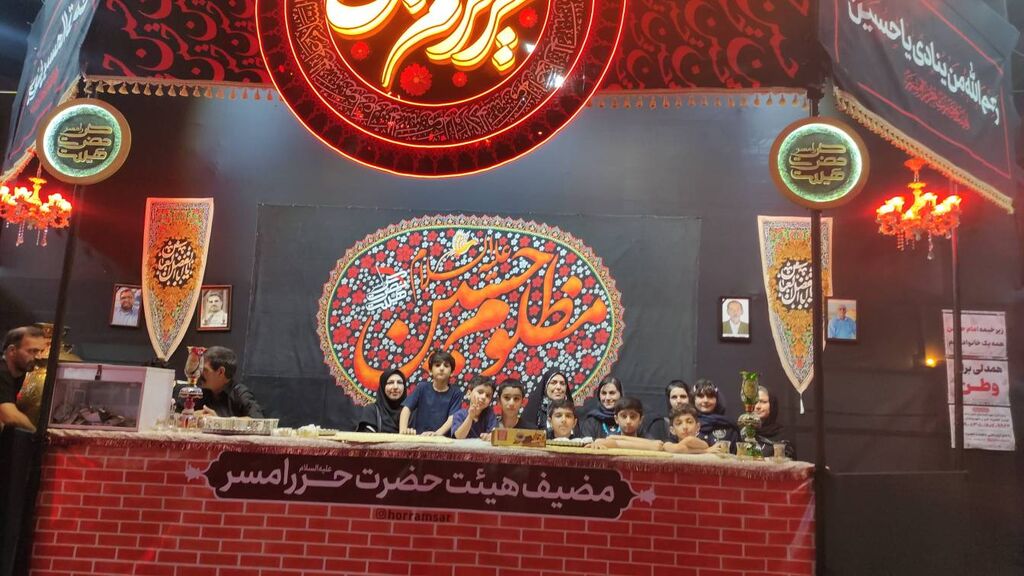 1314761 موکب روز دهم کانون پرورش فکری رامسر، میزبان عاشقان حسینی شد