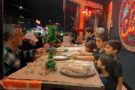 موکب روز دهم کانون پرورش فکری رامسر، میزبان عاشقان حسینی شد