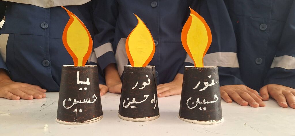 ویژه‌برنامه‌های «گردهمایی کودکان عاشورایی» همراه با دست‌سازه‌های حسینی