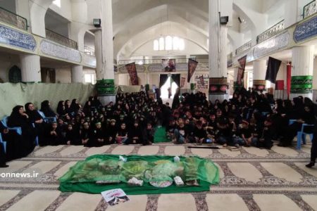 چهارمین همایش بزرگ کودکان عاشورای در ابرکوه برگزار شد