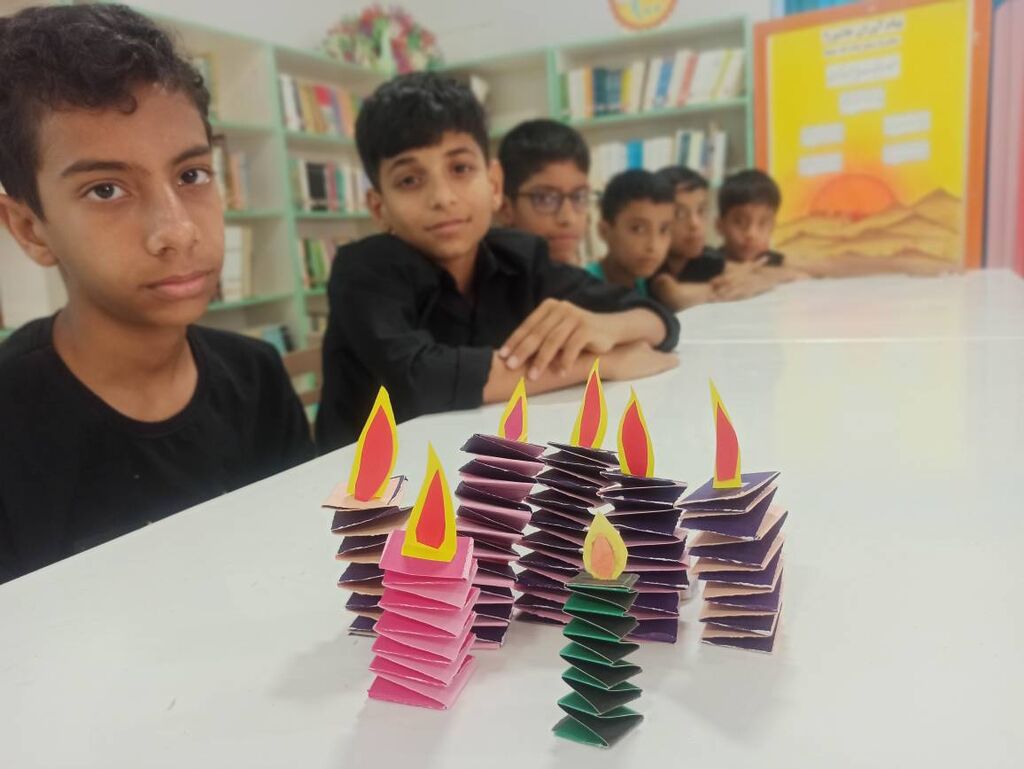 ویژه‌برنامه‌های «گردهمایی کودکان عاشورایی» همراه با دست‌سازه‌های حسینی