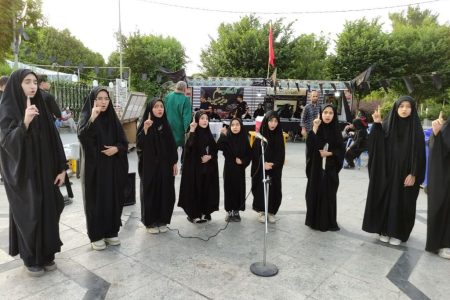 اجرای سرود ” فریاد انتقام” توسط اعضای نوجوان مرکز مریانج
