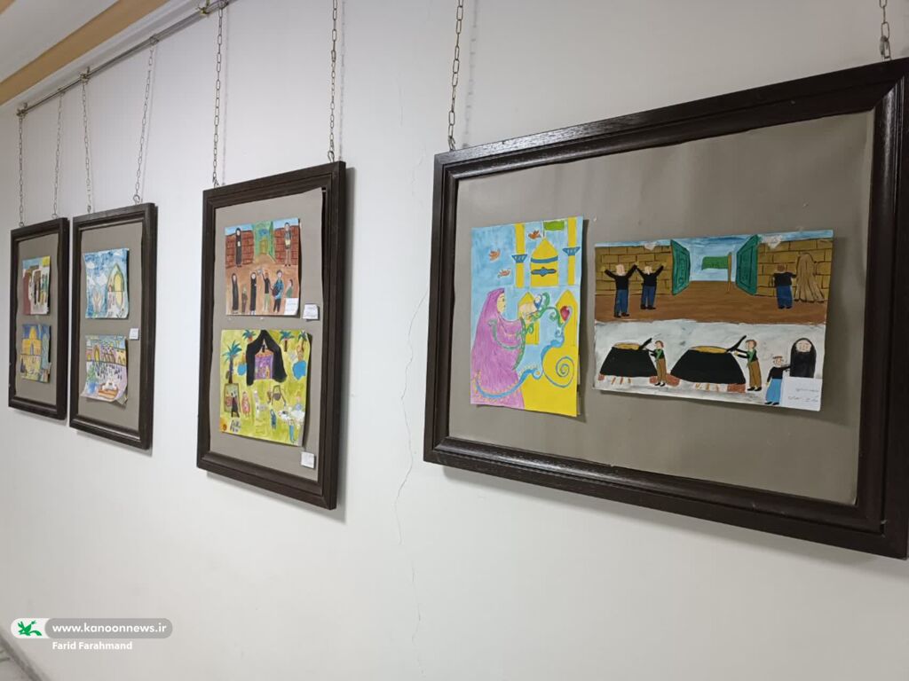 1315380 نمایشگاه نقاشی اعضا با موضوع محرم در ادارهکل کانون سیستان و بلوچستان برپا شد