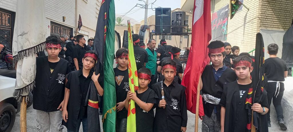 روایت عاشورایی کودکان و نوجوانان هیئت حضرت علی‌اکبر(ع) کانون جهرم‌دو