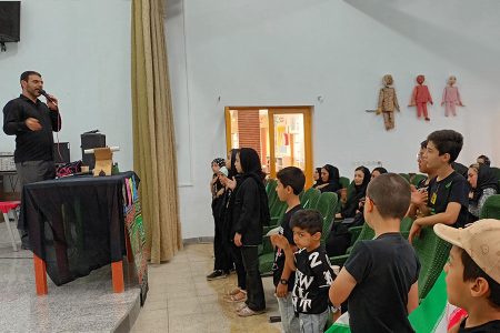 برگزاری مراسم عزاداری شهادت امام حسین(ع) در مرکز فرهنگی‌هنری کانون بیله‌سوار