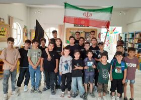 1316823-1 برگزاری مراسم یاد بود شهیده آیما زینلی توسط اعضای کانون تفرش