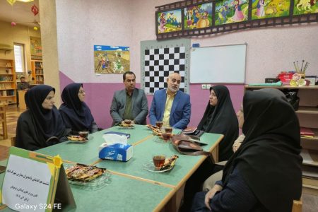 نشست هم‌اندیشی با مدیران مدارس شهرک امام در مرکز شماره ۲ گرگان